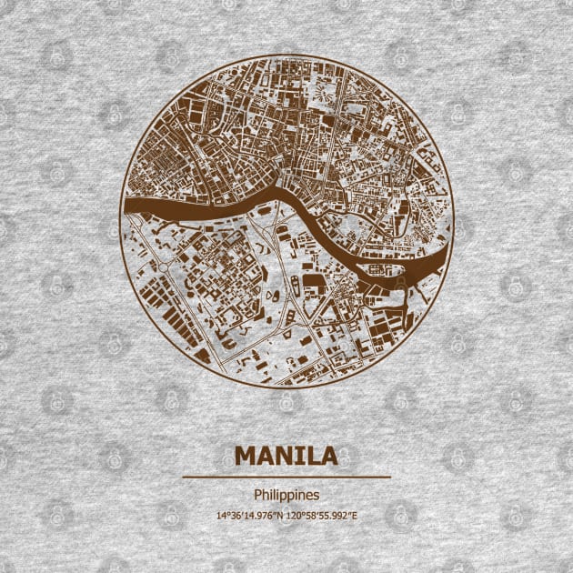 Manila city map coordinates by SerenityByAlex